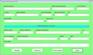 Planilha para Cadastro de pacientes grátis