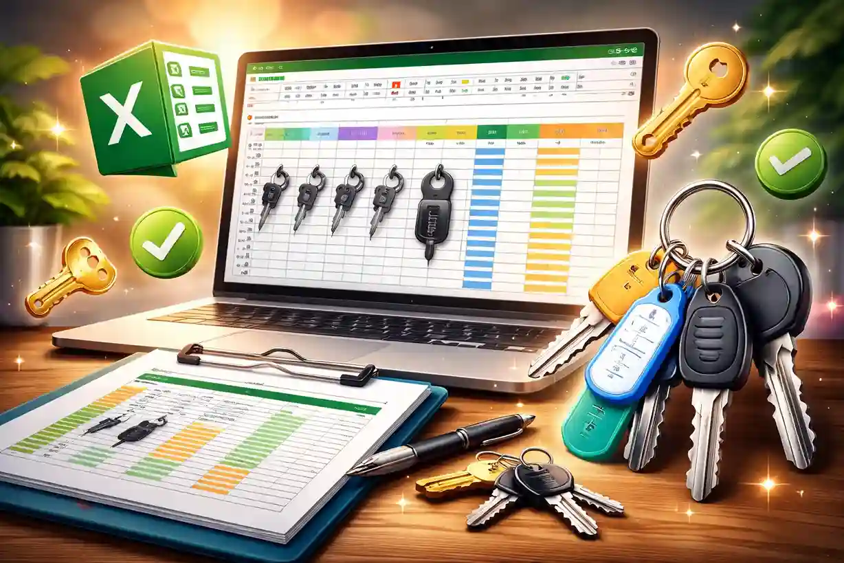 Planilha Grátis para controle de Chaves