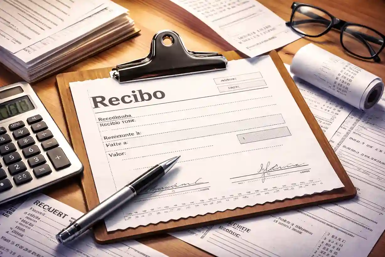 Planilha para impressão de recibos