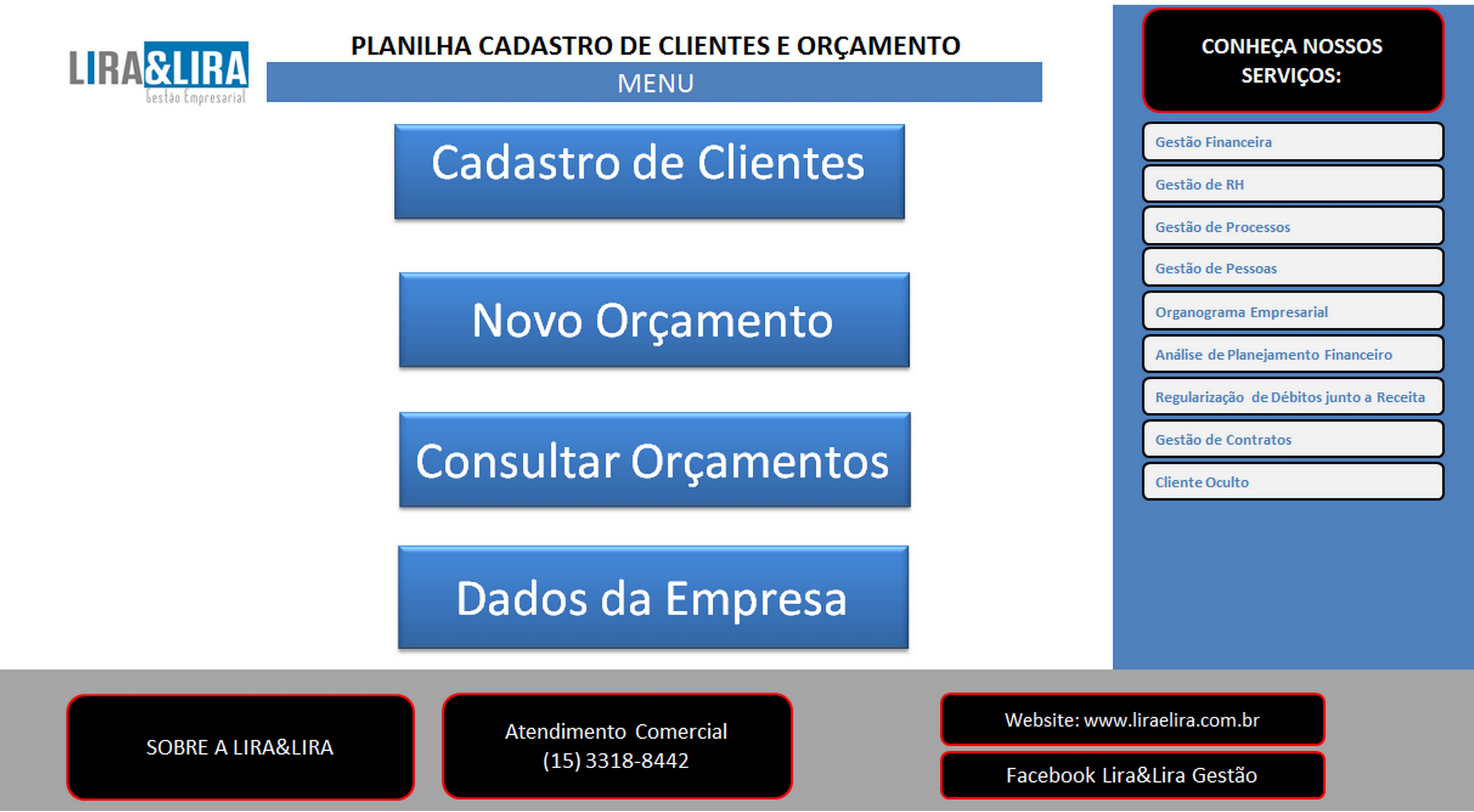 Planilha de Cadastro de Cliente e Agenda Grátis - Smart Planilhas